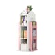image 1 of Neo House Shaped 360° Rotating Kid's Children's Freestanding Bookshelf | Pink | Pink