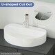 image 6 of COSTWAY Bathroom Vanity Cabinet Under Sink Cabinet Grey Grey