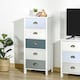 image 2 of HOMCOM Chest of Drawers, 5 Drawer Storage Organiser Unit Bedroom, Black