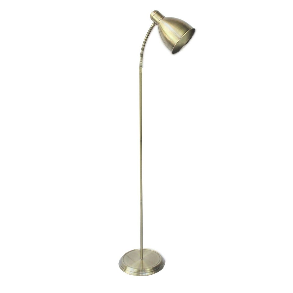 image 1 of Carter - Antique Brass Floor Lamp Bronze