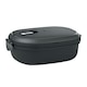 image 1 of MidOcean Lux Polypropylene 1000ml Lunch Box - Black - One Size