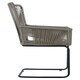 image 3 of Interiors by Premier Rattan Effect Chair, Easy to Clean Outdoor Chair, Arm & Backrest Rattan Armchair, Eco-friendly Rattan Chair