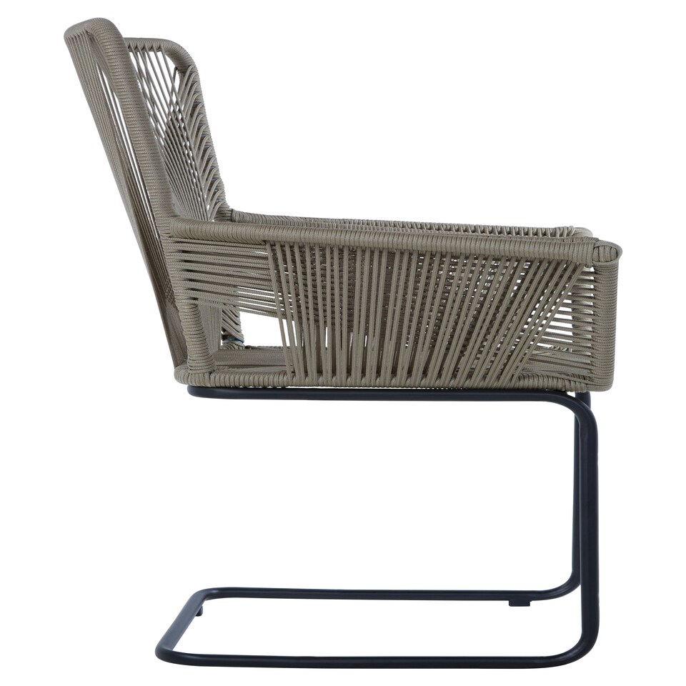 image 1 of Interiors by Premier Rattan Effect Chair, Easy to Clean Outdoor Chair, Arm & Backrest Rattan Armchair, Eco-friendly Rattan Chair