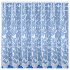 Hawaii Lace Floral Net Cut Panel with Butterflies (500 x 137cm)