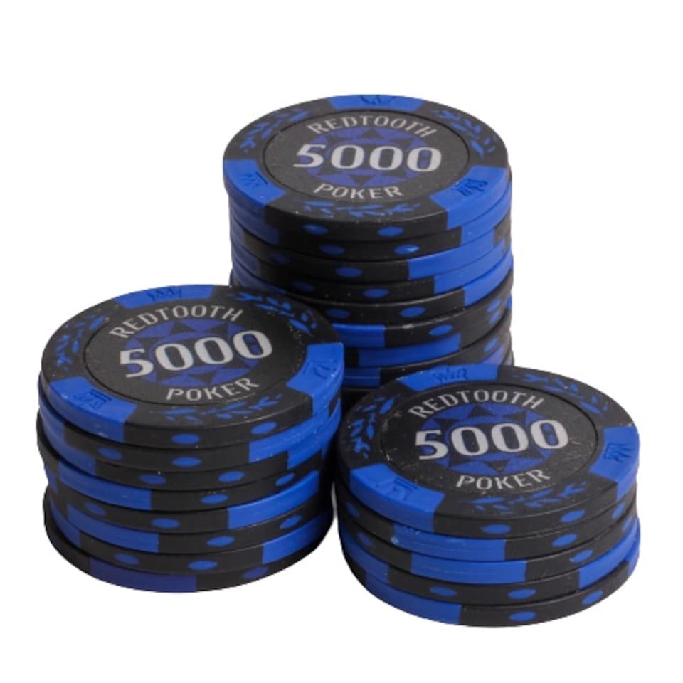 image 1 of Redtooth Poker 14g Casino Quality Poker Chips - Pack of 25 - Various Denominations | Green