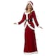 image 3 of Ms Claus Deluxe Christmas Fancy Dress Costume Ladies Small - UK 8-10 Red | 8