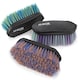 image 2 of Shires Ezi Groom Shape Up Dandy Brush Small Blue | Colour: Blue/Yellow
Size: One Size