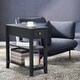 image 3 of COSTWAY 3-Tier End Table Sofa Bedside Table W/ Drawer Black