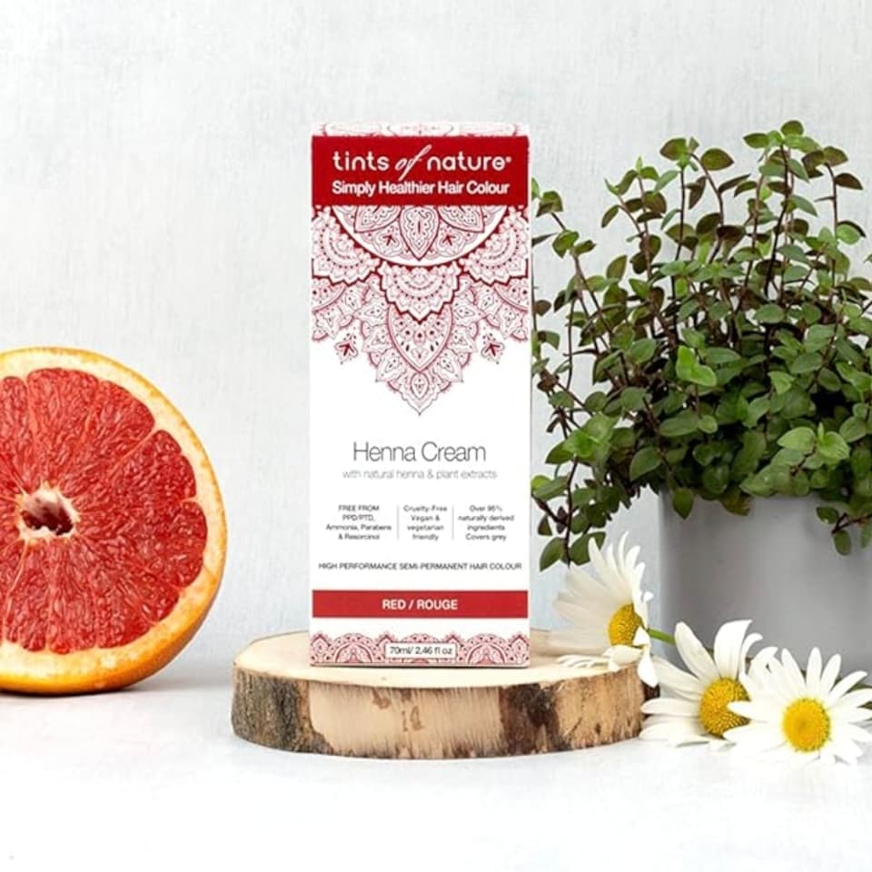 image 1 of Tints of Nature Red Semi-Permanent Henna Cream Hair Colour, 95%