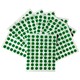 image 1 of Pack of 560 Green 8mm Round Labels - Stickers