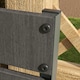 image 8 of Outsunny Raised Garden Bed with Trellis Standing Patio Planter Box Dark Grey | Grey | Dark Grey