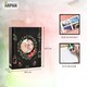 image 7 of ARPAN 6x4 Photo Album 200 Photos Slip In Picture Storage Book with Front Cover Window Plastic Jacket and CD/DVD Pocket | Black | Black Floral