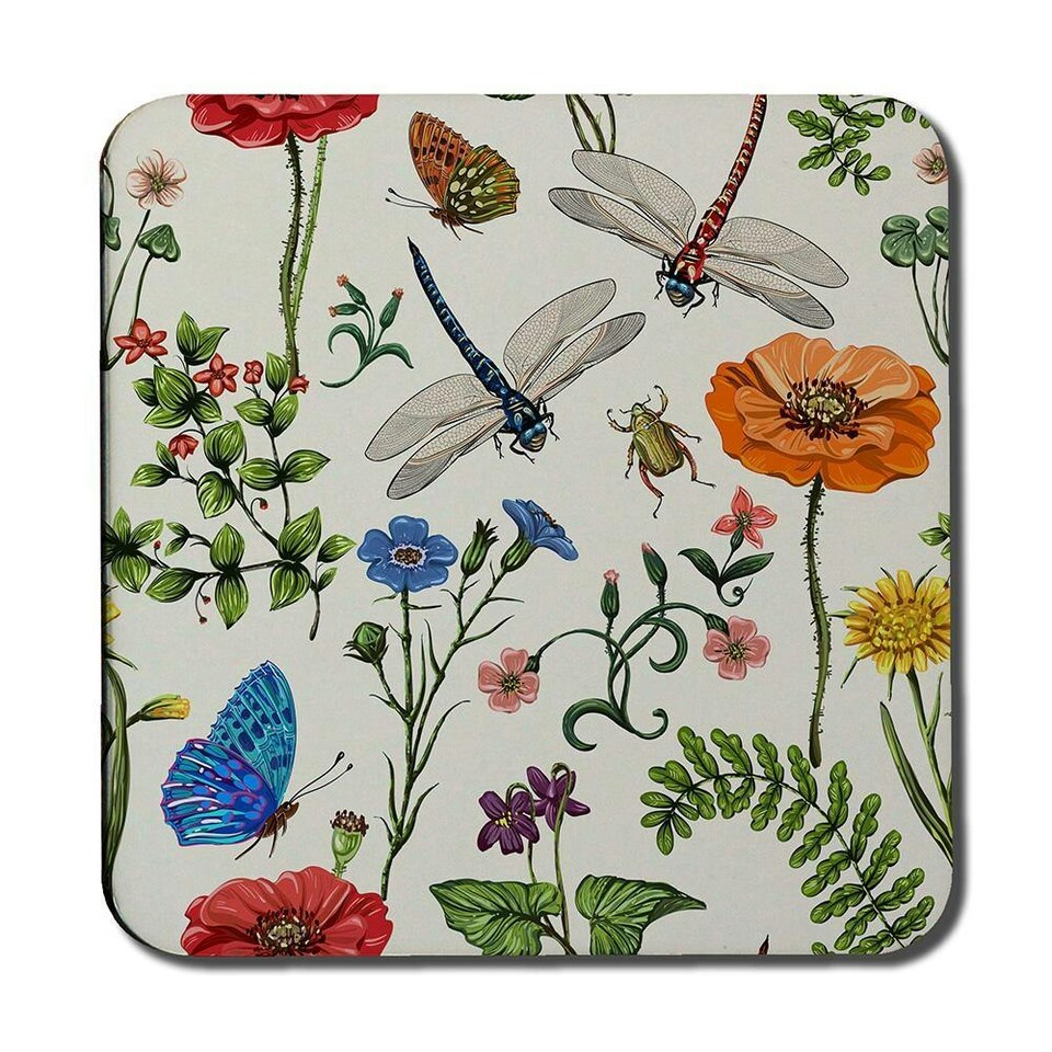 image 1 of Flowers & Insects (Coaster)