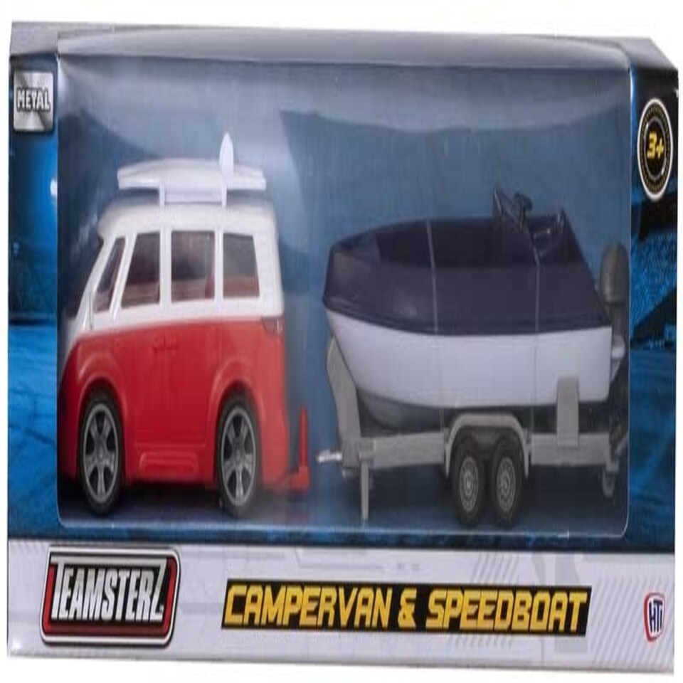 image 1 of Single Campervan & Speedboat Set
