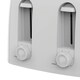 image 2 of Igenix 4 Slice Toaster, 1300W Power, 100 x 100mm Toasting Slots, 6 Variable Browning Levels, Integrated Browning Control Dial with Cancel Function, Removable Crumb Tray, Cord Storage, White