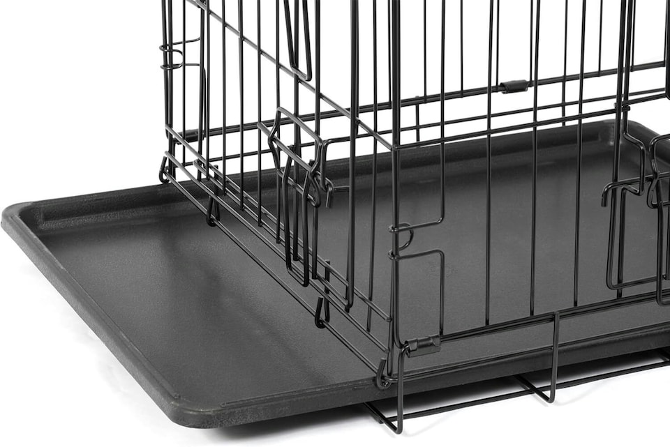 image 1 of Extra Large Dog Crate Extra Large Puppy Pet with Removal Tray & 2 Doors Folding Cage Train
