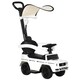 image 1 of HOMCOM Kids Ride-on Push Car 3 in 1 Benz G350 Baby Floor Slider Walker, White