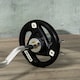image 7 of SPORTNOW Two 5kg Olympic Weight Plates for Barbell, with Tri-Grips