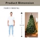 image 5 of 6FT Alaskan Pine Green Artificial Christmas Tree Bushy 550 Tips Xmas Decorations | Green | Green