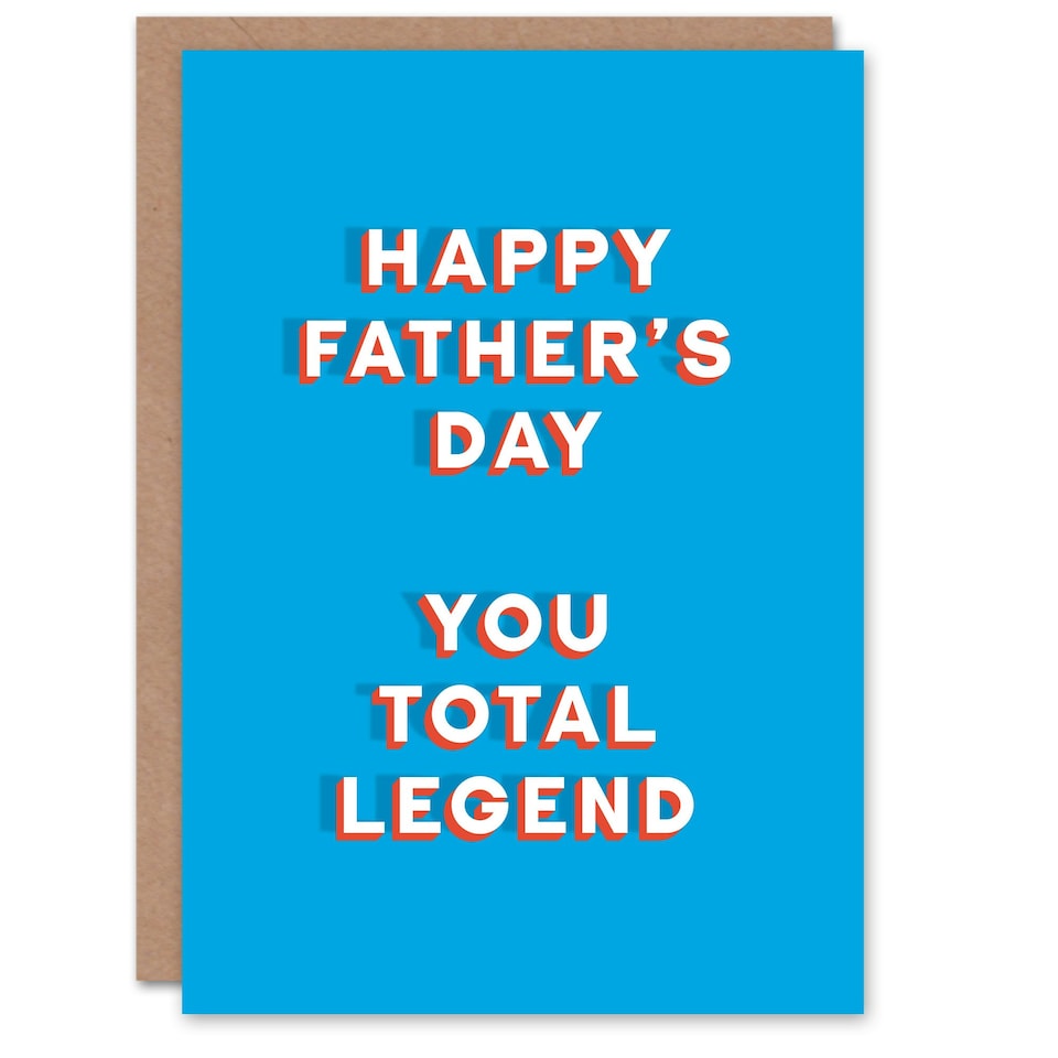 image 1 of You Total Legend Bold Fathers Day Dad Card