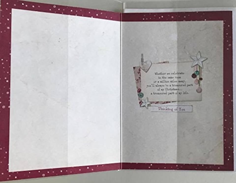 image 1 of You're in My Thoughts and in My Heart Christmas Greeting Card