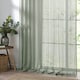 image 3 of Yard Nimbus Sheer Eucalyptus Tie Top Curtain Panel 290 x 250 cm Multi