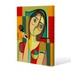 image 1 of woman with chocolate in hand (Canvas Print) 61 x 41 x 4cm