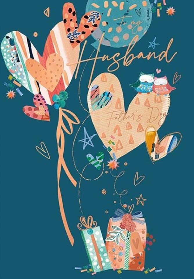 Words 'n' Wishes Father's Day Card for Dad, Sentimental Card for Father's Day, 23.5 x 16.5 cm,