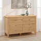 image 3 of Premium Oakmere 6 Drawer Wide Chest - Oak