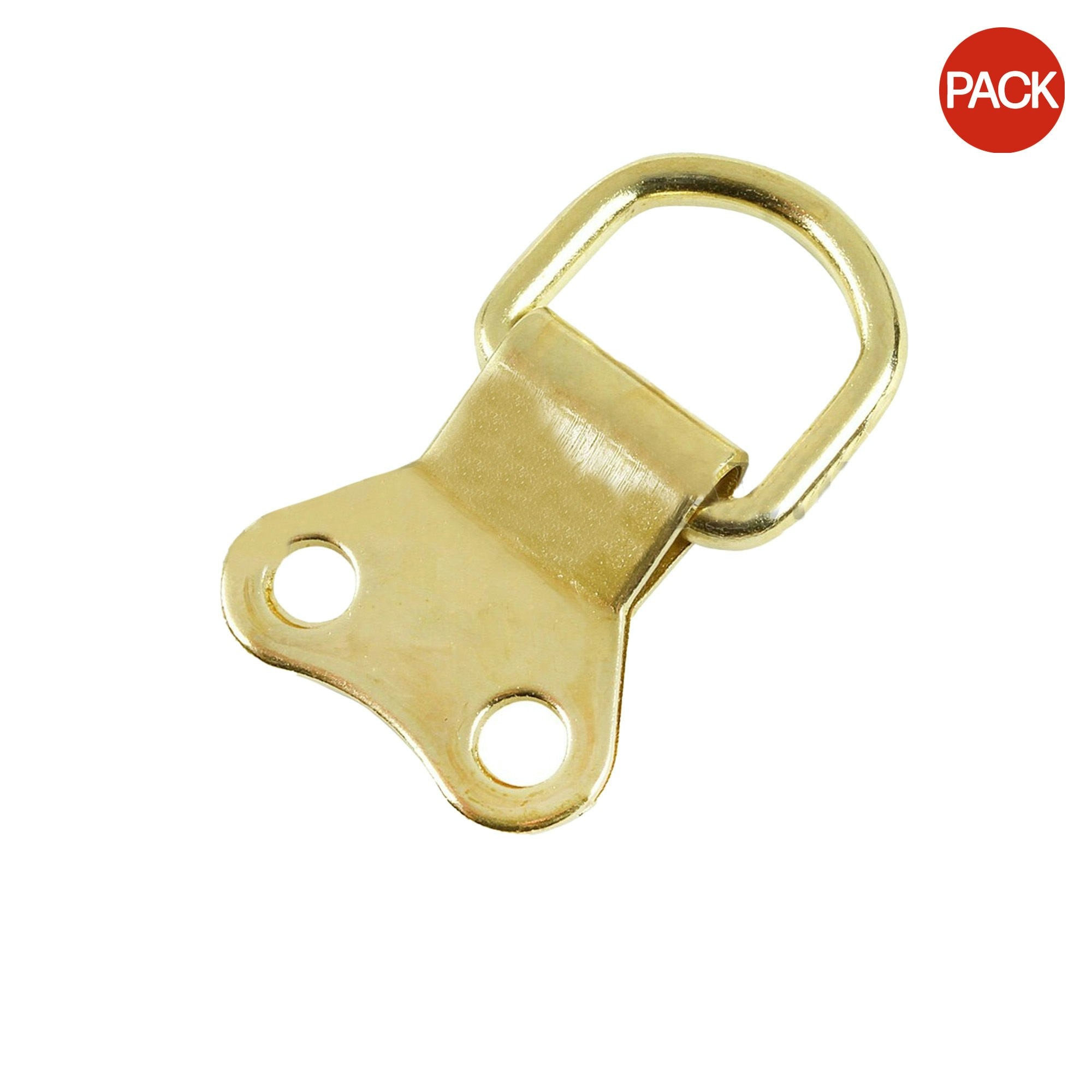 Challenge X Brand Double D Rings (Pack Of 2) - Gold - One Size