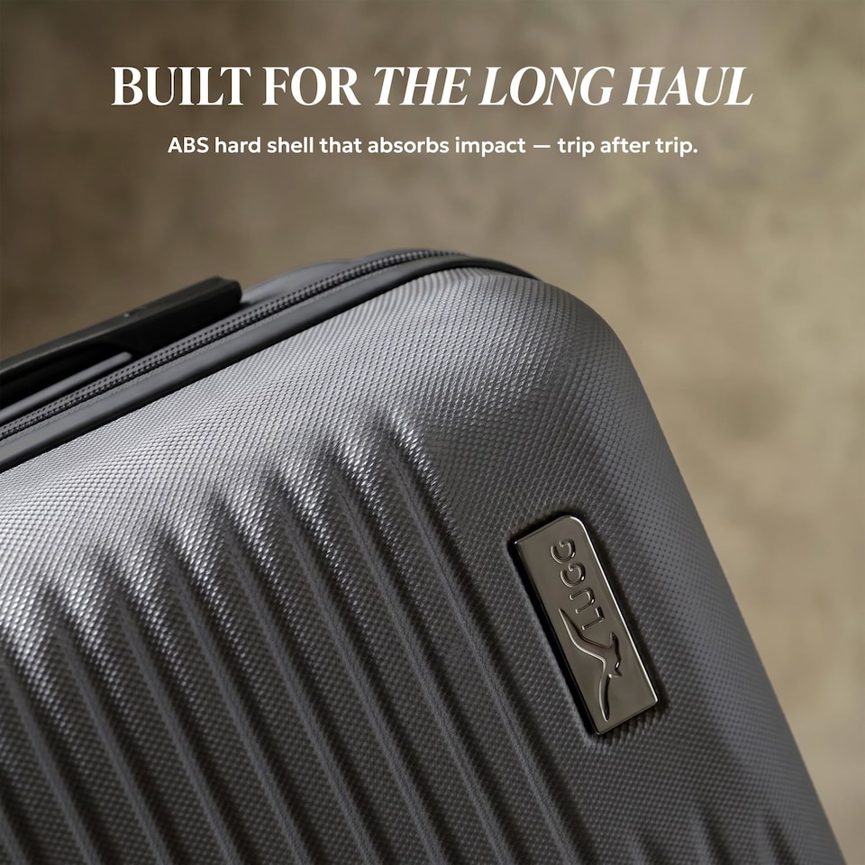 image 1 of Lugg Vacay Hard Shell Cabin Suitcase ABS 360 Spinner Wheels Water Resistant (45x33x20cm)