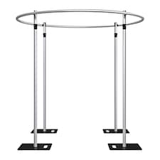 Trimming Shop 6ft to 10ft Pipe and Drape Set, Arbours Backdrop Stand Kit