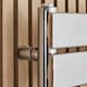 image 5 of 1200mm (H) x 500mm (W) - Chrome Vertical Bathroom Towel Radiator (Bath) - (1.20m x 0.5m) - Depth 65mm