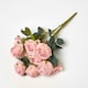 image 3 of Homescapes Artificial Bouquet of Pink Roses