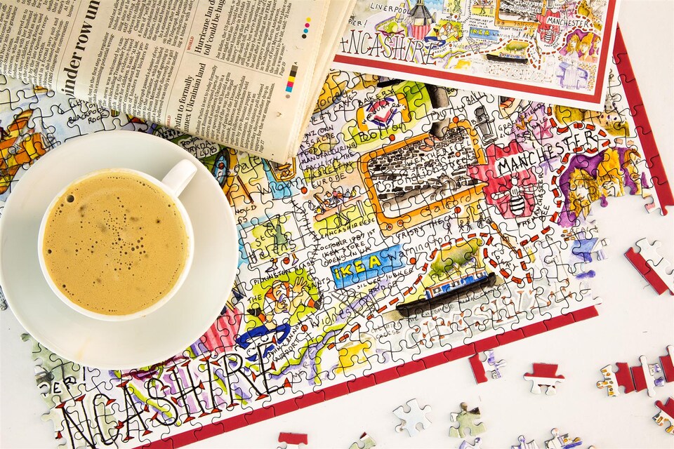 image 1 of Proper Lancashire- Tim Bulmer 1000 piece Jigsaw