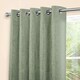 image 2 of Sundour Amberley Eyelet Curtains Green 66x54" Green