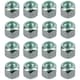 image 2 of Pack of 8 3/8" UNF Wheel Nuts Nut For Trailer Suspension Hubs