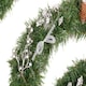 image 5 of Best Artificial 12ft / 360cm Decorated Frozen Christmas Garland with Realistic Ice Crystals