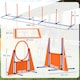 image 7 of PawHut 6-Piece Dog Agility Equipment, Obstacle Training Course Kit, Orange