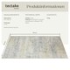 image 6 of Washable Rug Dalia - various sizes, faded pattern, easy-care short pile, non-slip Cream | 170 x 120 cm