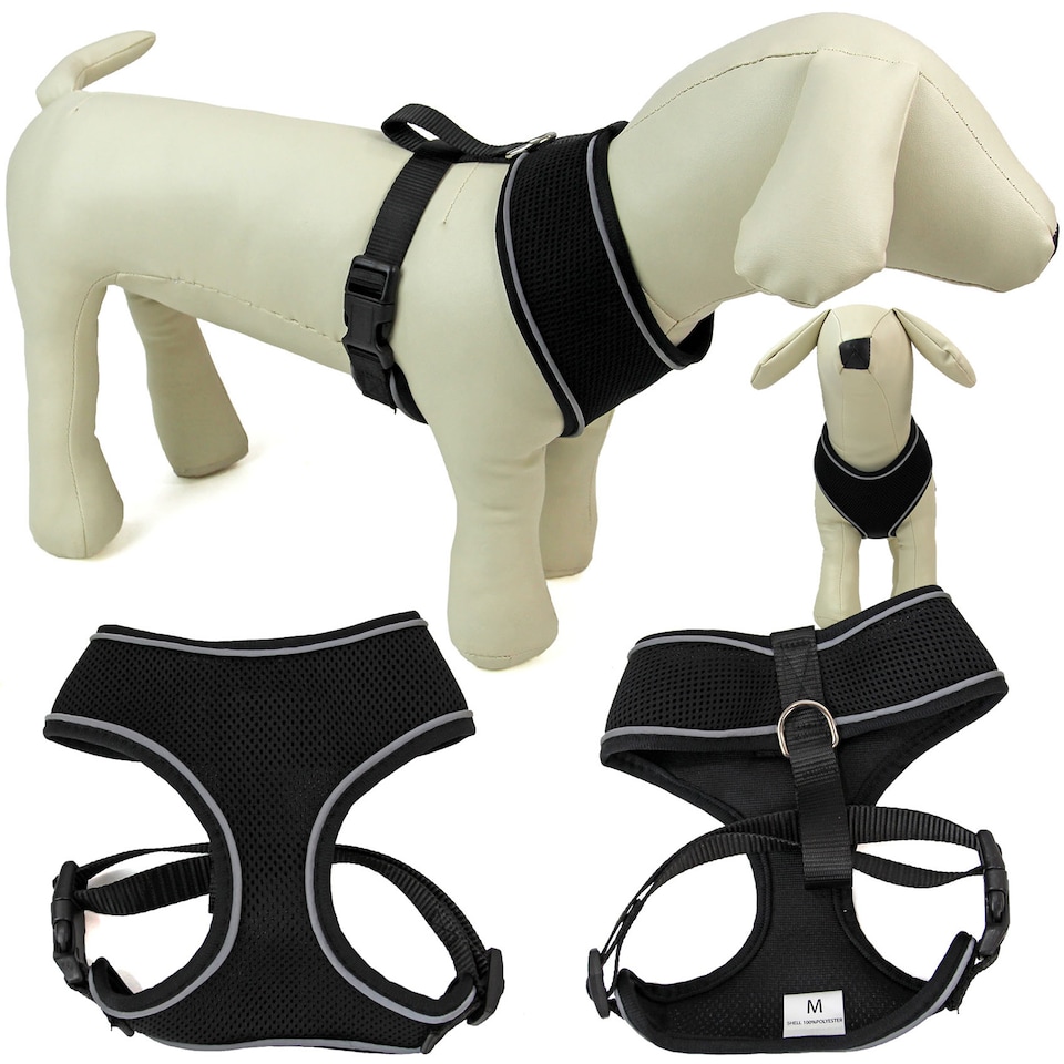 image 1 of No-Pull Dog Harness – Reflective Adjustable Mesh Vest for Dogs – Lightweight, Padded & Breathable – Easy Fit for Walking or Training – Multiple Sizes & Colours