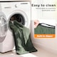 image 7 of Large Dog Pet Bed Orthopedic Washable Waterproof Corduroy Wear Resistant 93x63cm | Green | L | L