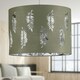 image 7 of Set of 2 Fern - Sage Green Cut Out 30cm Pendant Lightshades Green | Silver