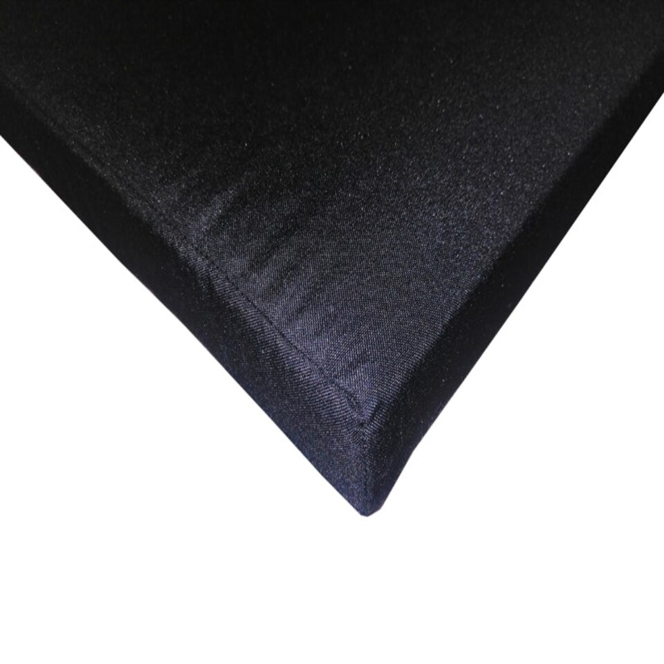 image 1 of Waterproof Seat Pads - Double Black Cushion - Outdoor Cushion for Garden Furniture Black | Black