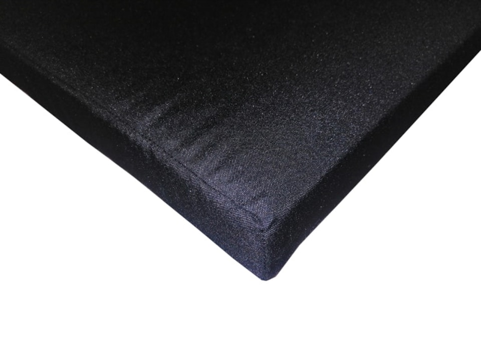 image 1 of Waterproof Seat Pads - Double Black Cushion - Outdoor Cushion for Garden Furniture Black | Black