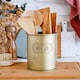 image 2 of Gold Utensil Jar