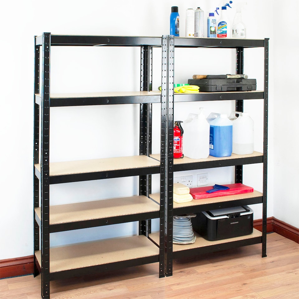 image 1 of Wistows Boltless Garage Shelving Rack - Set of 2