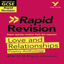 York Notes Rapid Aqa Gcse (revision Guide) Love And Relationships Poetry Anthology - For 2026 2027 Exams