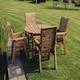 image 1 of Valley 4 Seater Round 4XC - Timber - L220 x W220 x H95 cm - Garden Furniture - Minimal Assembly Required
