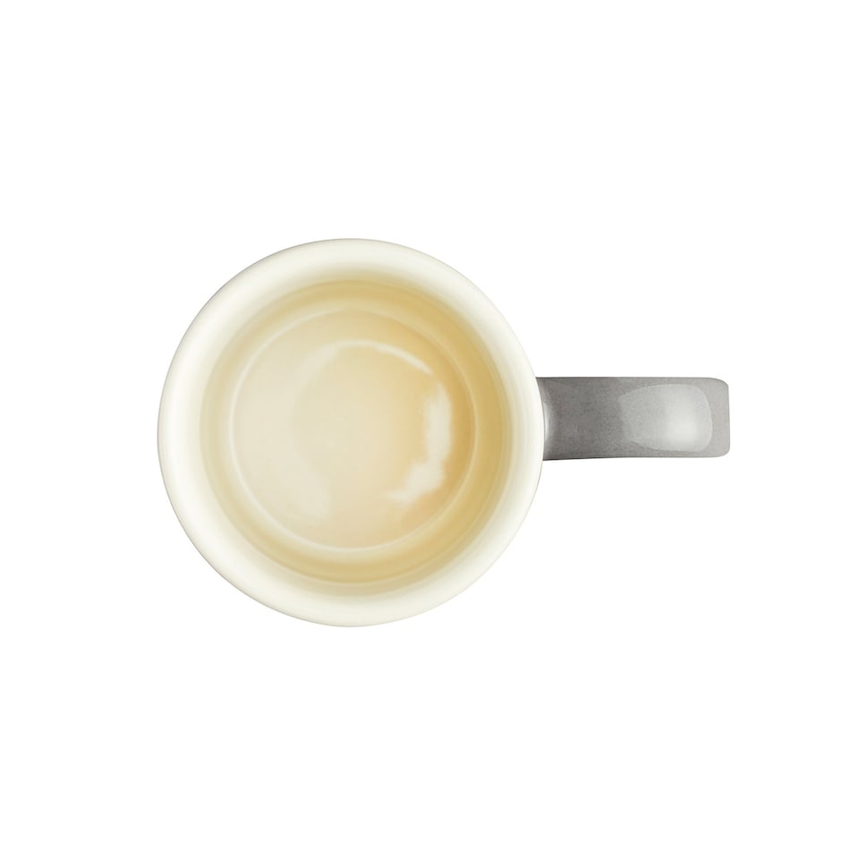 image 1 of Cooks Professional 4 Piece Espresso Cup Set | Durable Stoneware Mini Mug | 100ml | Grey | Grey